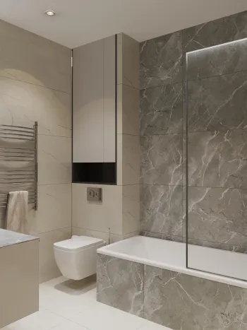 Интерьер ванной  смотреть на Basicdecor