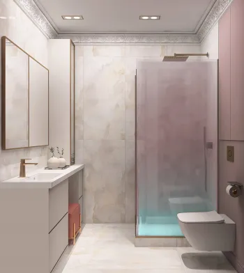 Интерьер ванной  смотреть на Basicdecor