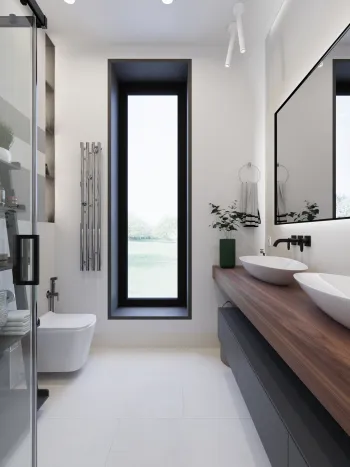 Интерьер ванной  смотреть на Basicdecor