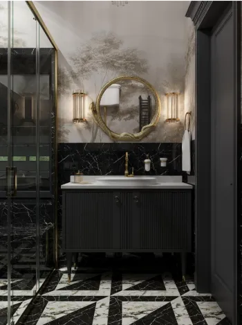 Интерьер ванной  смотреть на Basicdecor