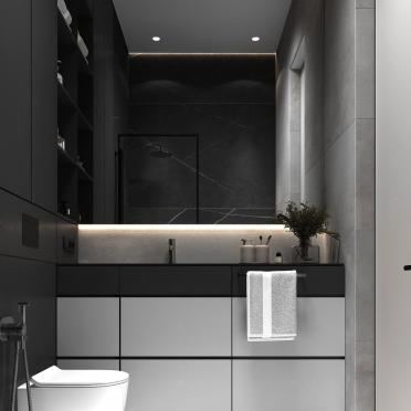 Интерьер ванной в современном стиле смотреть на Basicdecor