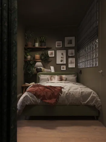 Интерьер спальни  смотреть на Basicdecor