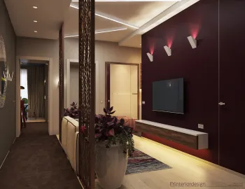 Интерьер c подсветкой в современном стиле смотреть на Basicdecor