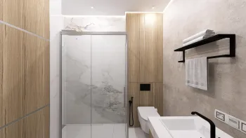 Интерьер ванной  смотреть на Basicdecor