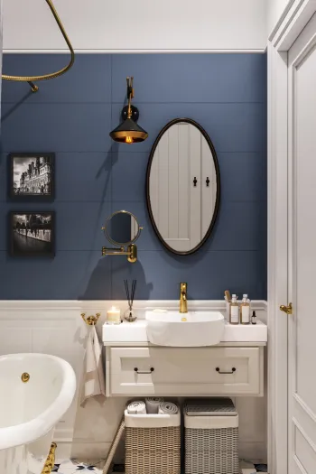 Интерьер ванной в неоклассике смотреть на Basicdecor