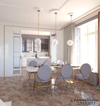 Интерьер столовой  смотреть на Basicdecor
