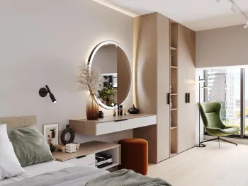 Интерьер спальни  смотреть на Basicdecor