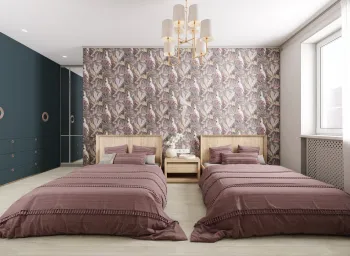 Интерьер спальни в стиле фьюжн смотреть на Basicdecor