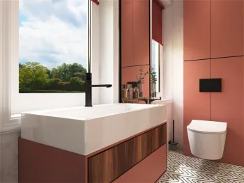 Интерьер ванной  смотреть на Basicdecor