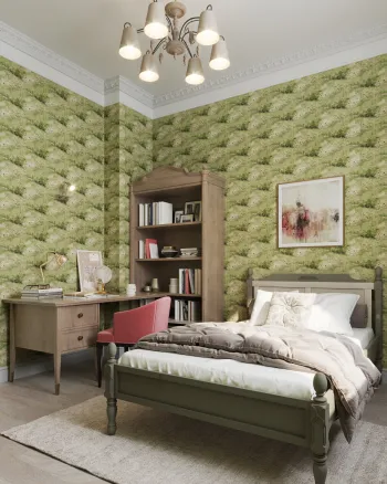 Интерьер спальни c рабочим местом  смотреть на Basicdecor