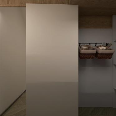 Интерьер с нишей, проходной и кладовкой  смотреть на Basicdecor