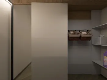 Интерьер с нишей, проходной и кладовкой  смотреть на Basicdecor
