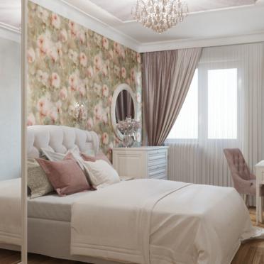 Интерьер спальни в неоклассике, шебби-шике и провансе смотреть на Basicdecor