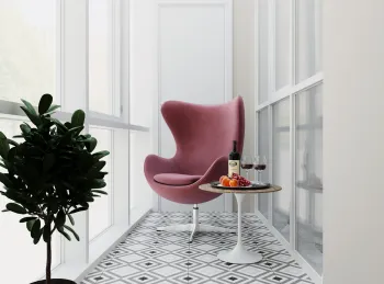 Интерьер балкона  смотреть на Basicdecor