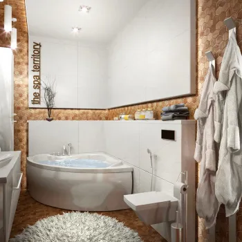 Интерьер ванной  смотреть на Basicdecor