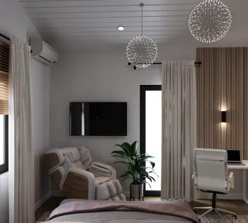 Интерьер спальни  смотреть на Basicdecor