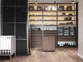 Интерьер гардеробной  смотреть на Basicdecor