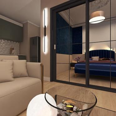 Интерьер с проходной и с подсветкой в современном стиле смотреть на Basicdecor