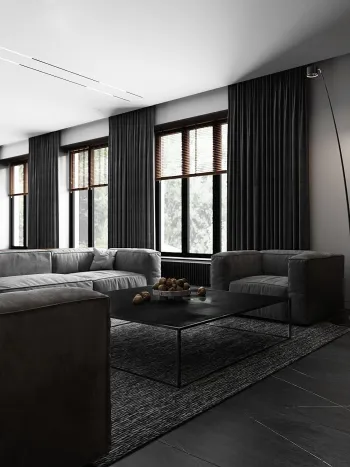 Интерьер гостиной  смотреть на Basicdecor