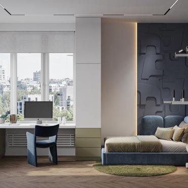 Интерьер детской с жалюзи  смотреть на Basicdecor