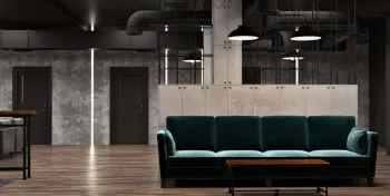 Интерьер офиса в стиле лофт смотреть на Basicdecor