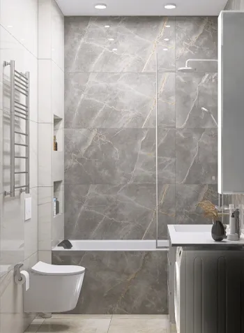 Интерьер ванной  смотреть на Basicdecor