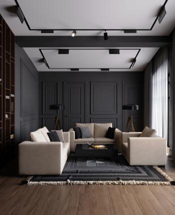 Интерьер гостиной в современном стиле смотреть на Basicdecor