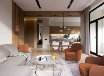 Интерьер гостиной  смотреть на Basicdecor