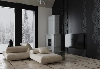 Интерьер гостиной  смотреть на Basicdecor