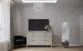 Интерьер спальни cветильниками над кроватью  смотреть на Basicdecor