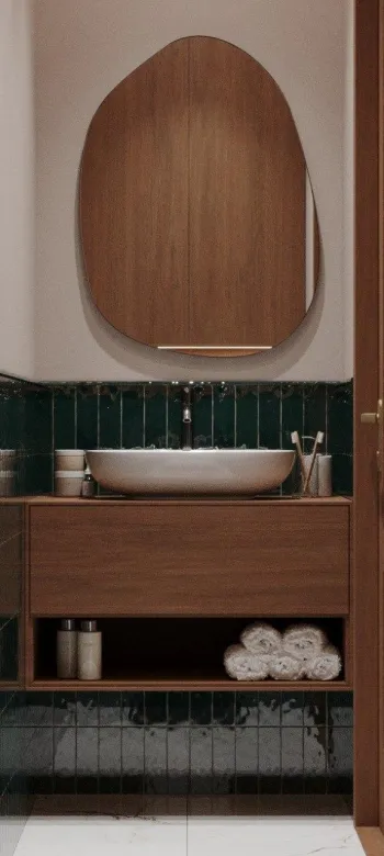 Интерьер ванной  смотреть на Basicdecor