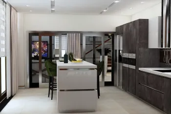 Интерьер кухни в современном стиле смотреть на Basicdecor