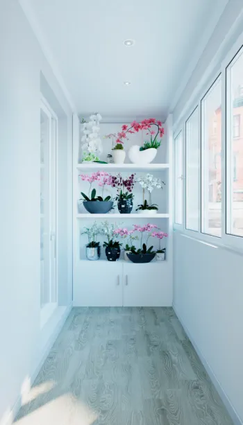 Интерьер балкона с балконом в современном стиле смотреть на Basicdecor