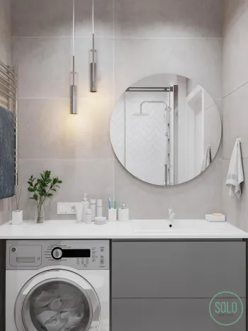 Интерьер ванной в современном стиле смотреть на Basicdecor