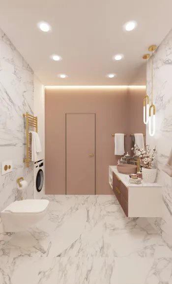 Интерьер ванной  смотреть на Basicdecor