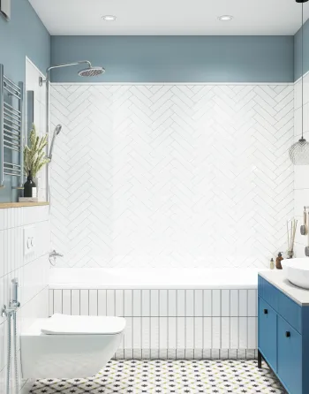 Интерьер ванной  смотреть на Basicdecor