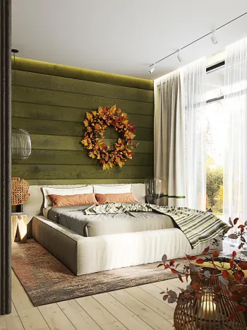 Интерьер спальни  смотреть на Basicdecor