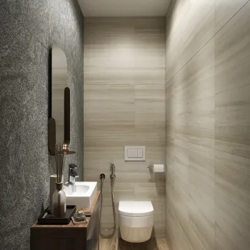 Интерьер ванной в современном стиле смотреть на Basicdecor