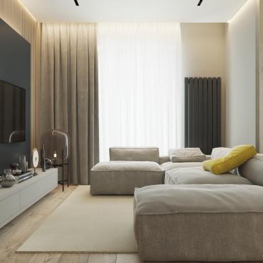 Интерьер гостиной  смотреть на Basicdecor