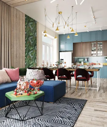 Интерьер гостиной  смотреть на Basicdecor
