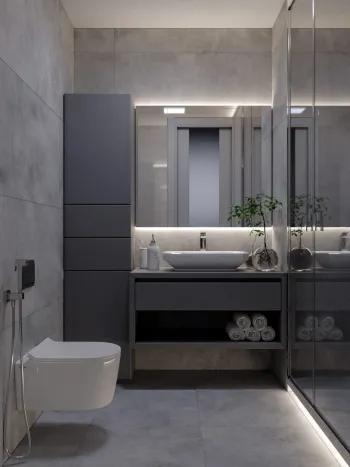 Интерьер ванной  смотреть на Basicdecor