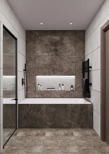 Интерьер ванной  смотреть на Basicdecor