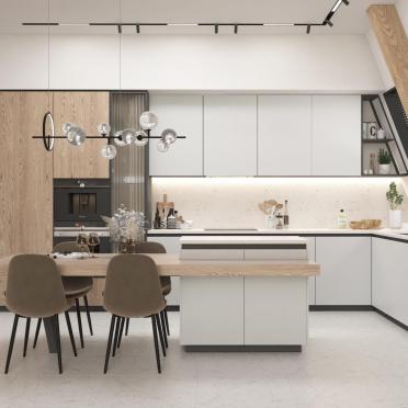 Интерьер кухни в современном стиле смотреть на Basicdecor