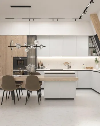 Интерьер кухни в современном стиле смотреть на Basicdecor