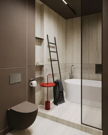 Интерьер ванной  смотреть на Basicdecor