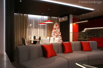 Интерьер c подсветкой  смотреть на Basicdecor