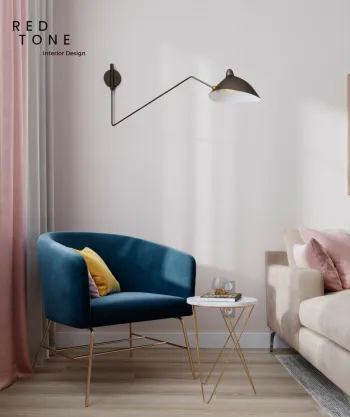 Интерьер гостиной в скандинавском стиле смотреть на Basicdecor