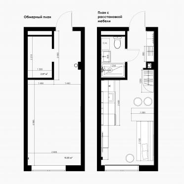Интерьер с проходной и незастекленным  смотреть на Basicdecor