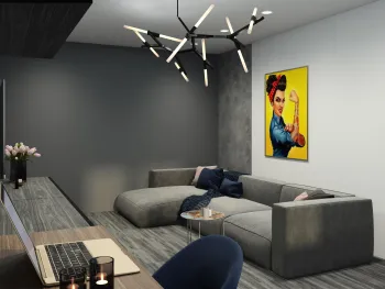 Интерьер гостиной  смотреть на Basicdecor