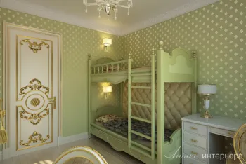 Интерьер детской в классическом стиле смотреть на Basicdecor